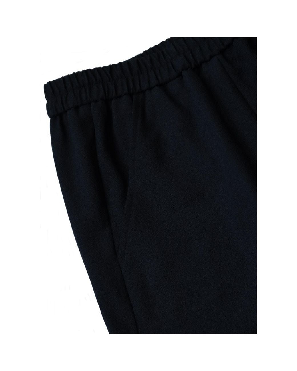 2KStyle Black Bron Elasticated Tapered Crepe Pants