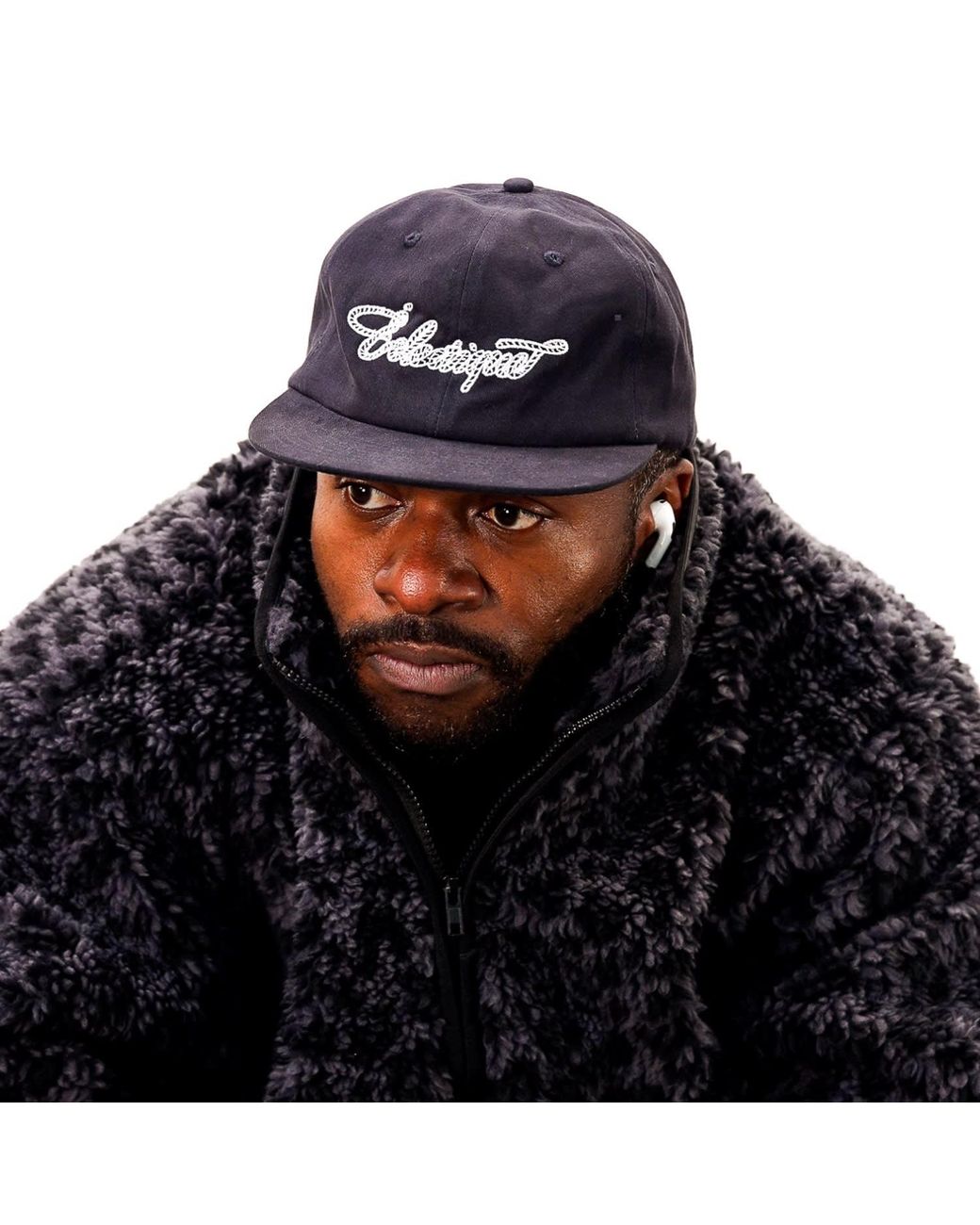 Éclectique Blue Rope Script Dad Hat for men