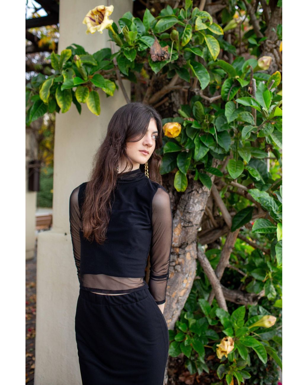 Jennafer Grace Black Lucy Long Sleeve Top