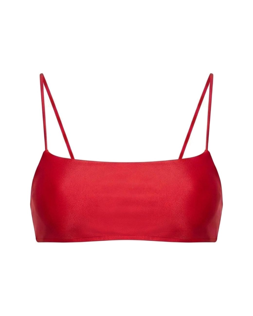 Sunkissed Red Le Sporty Bikini Top