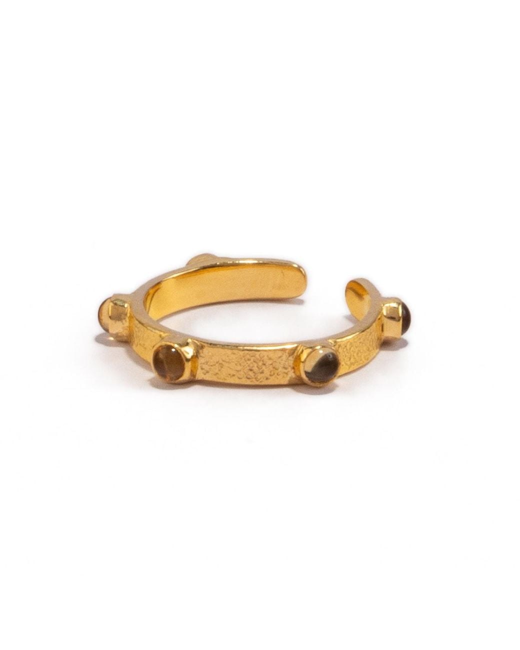 Goddess Charms Metallic Solar Plexus Chakra Ring