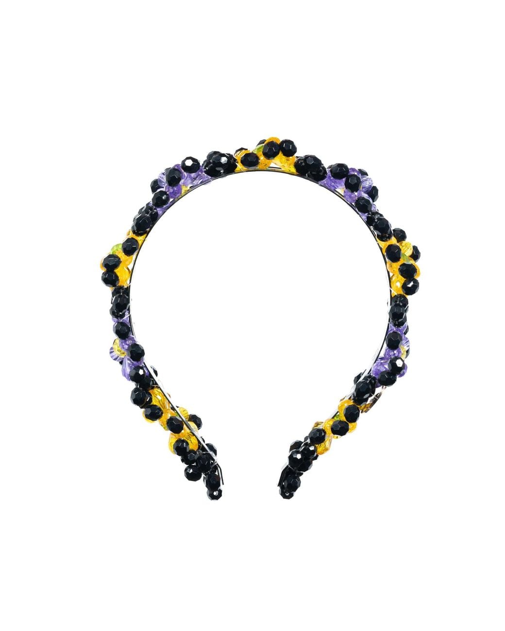 Tillie Beads Blue Daisy Beaded Headband