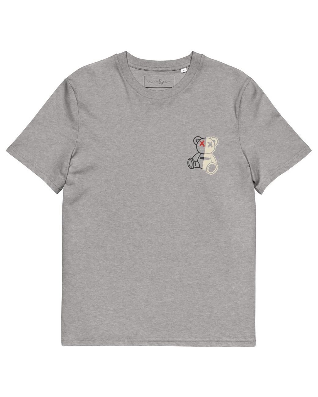 Anchor and Crew Gray Heather Four Busy Doing Nothing Editions Organic Cotton T-Shirt