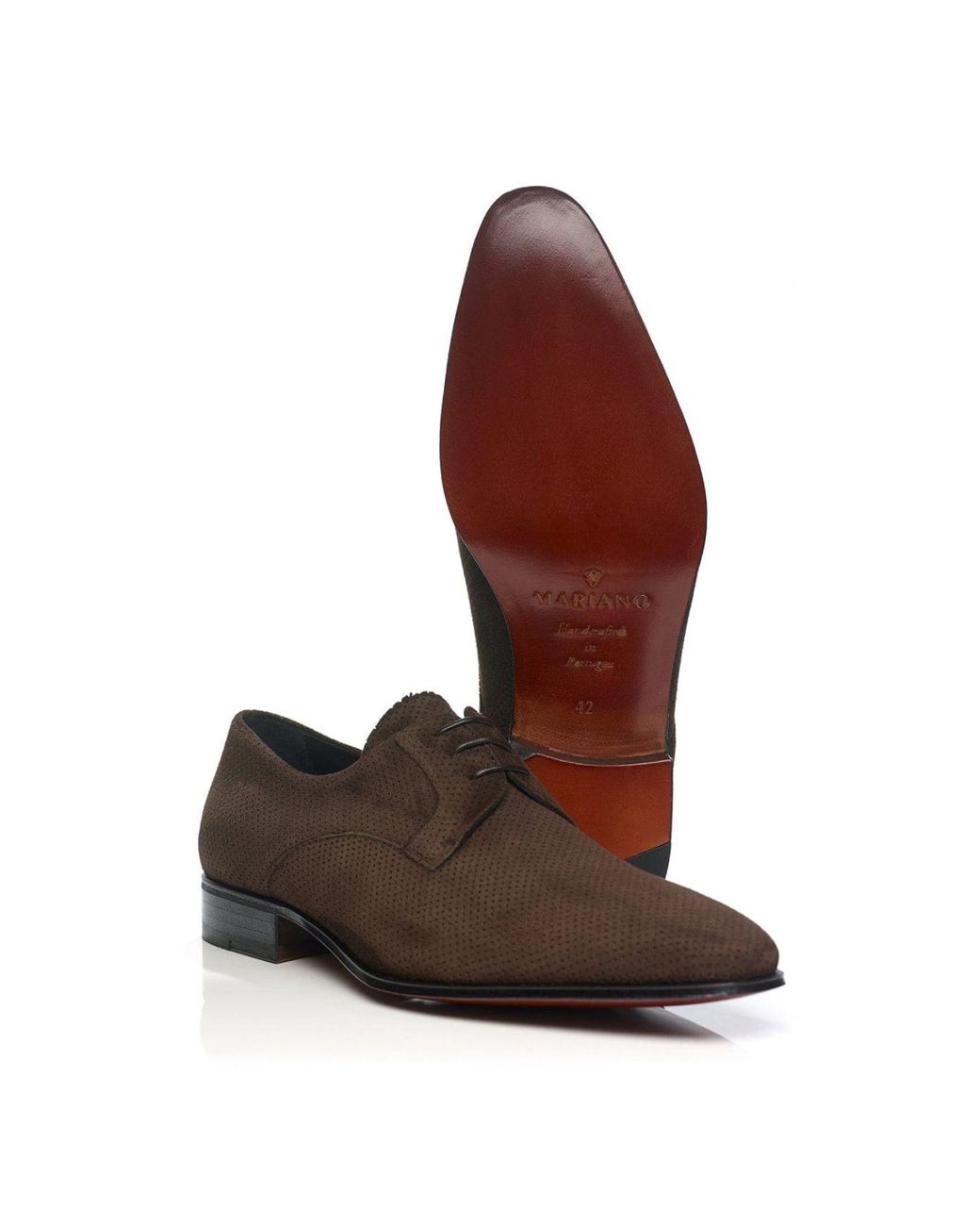 Mariano Shoes Brown Cristelo Oxford for men