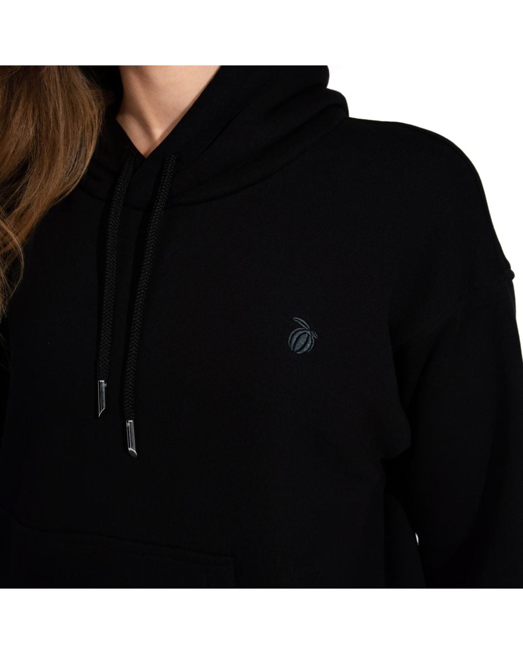 Maison Tangerine Black Premium Cotton Sweatshirt & Joggers Tracksuit Set