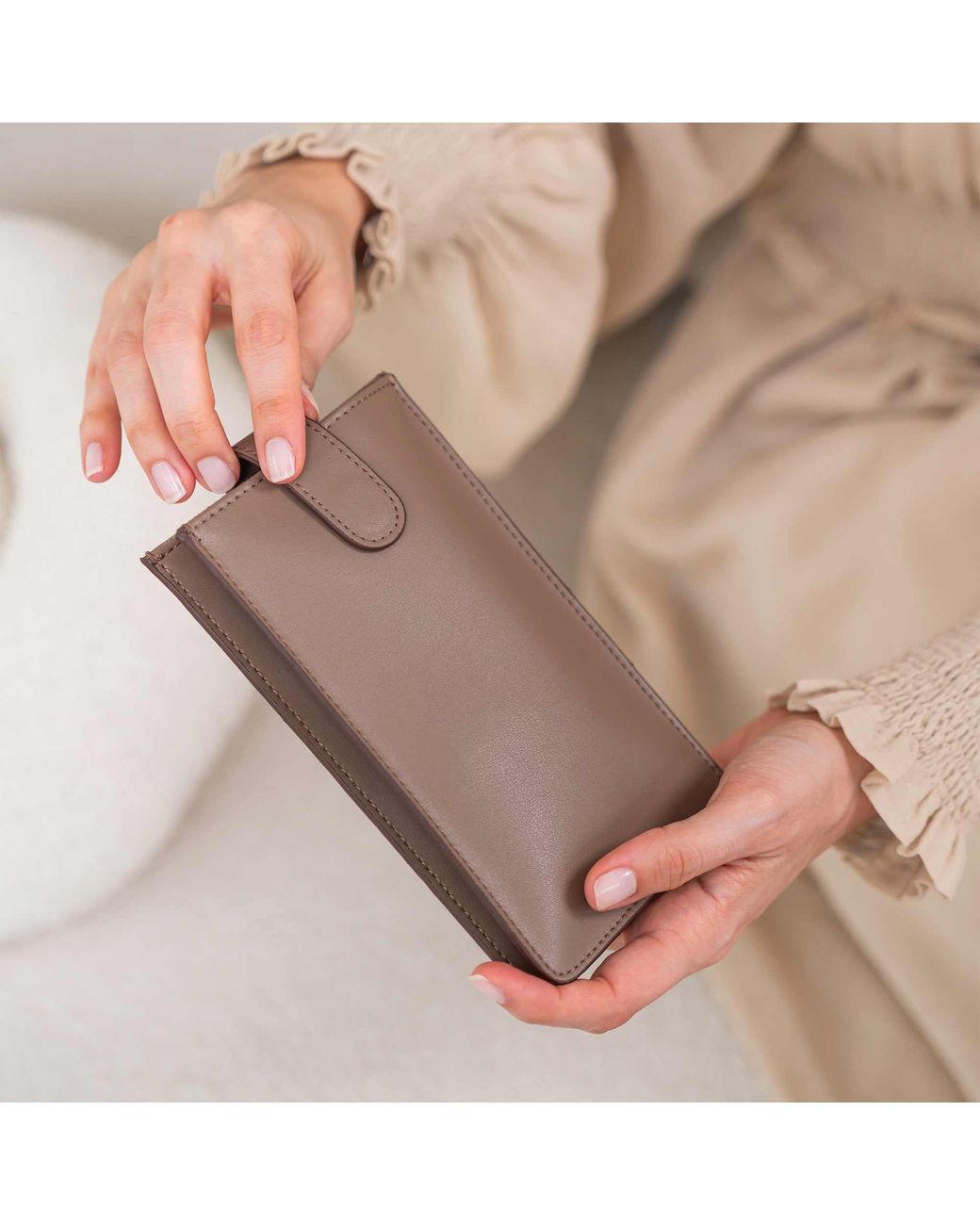 Pack'n Travel Brown Neutrals Glasses Case