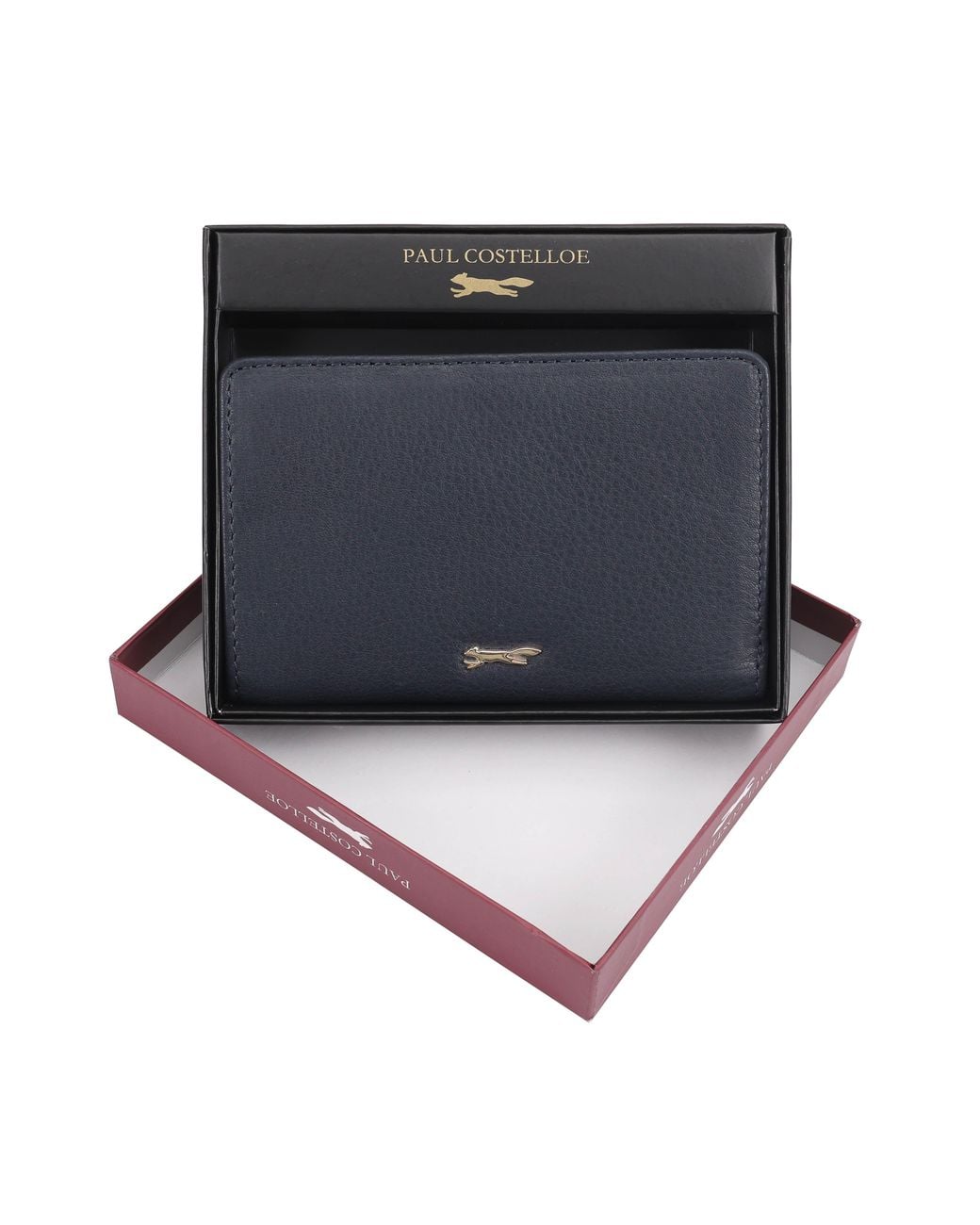 Paul Costelloe Blue Solidago Leather Purse