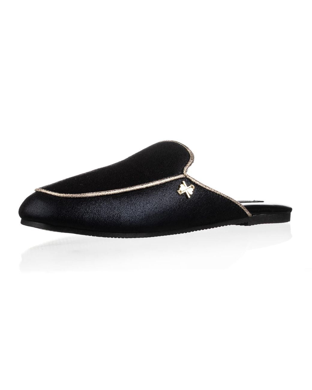 Laines London Black Classic Mules