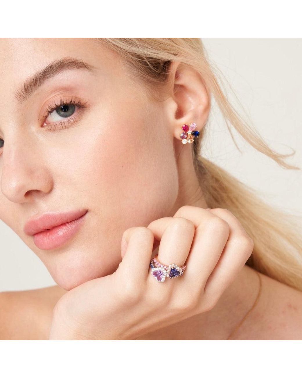 Juvetti Pink Diana Ring