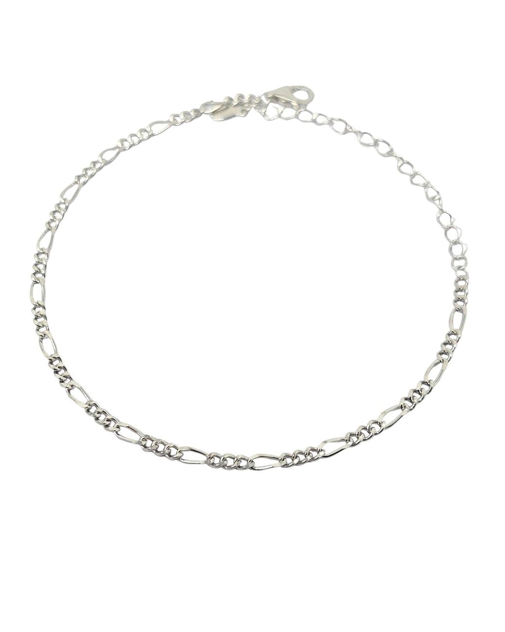 Harfi Metallic Everyday Figaro Chain Stacking Bracelet