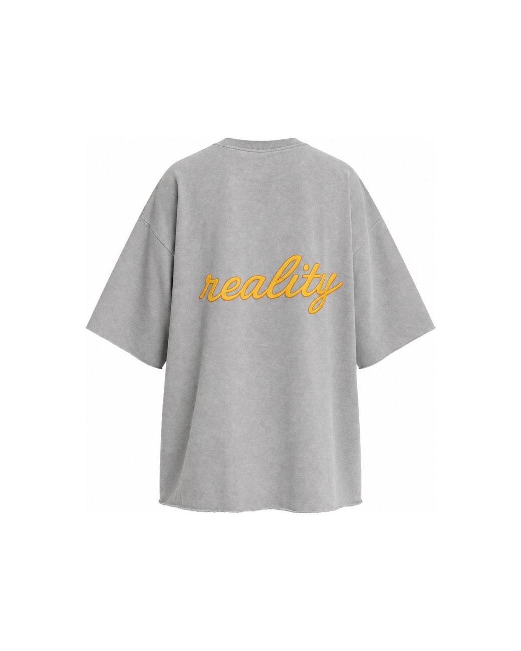 mysimplicated Gray Reality Oversized T-Shirt W
