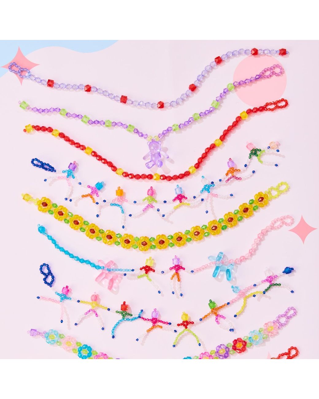 Tillie Beads Red Sea Daily Wear Carnival Bead Necklace