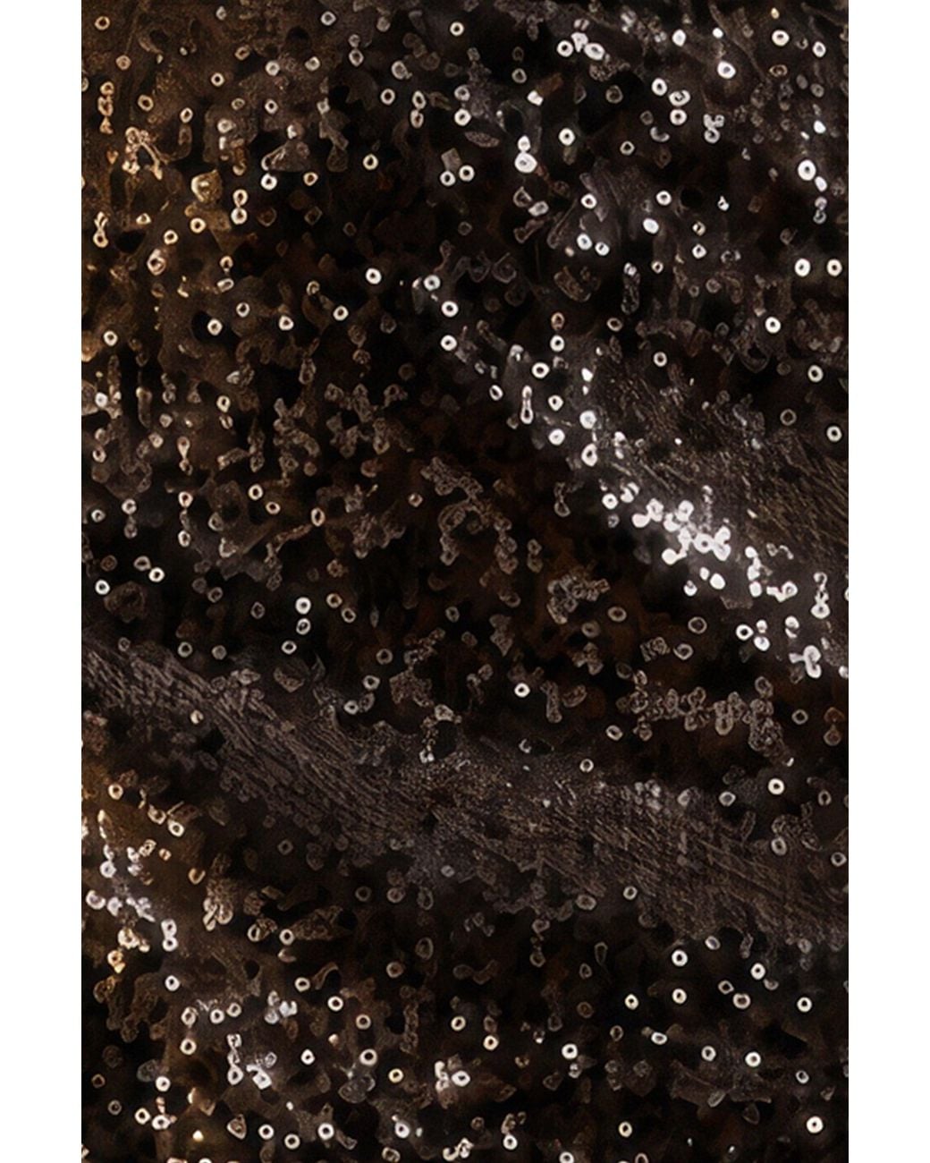 Yumi' Black Sequin Mini Skirt