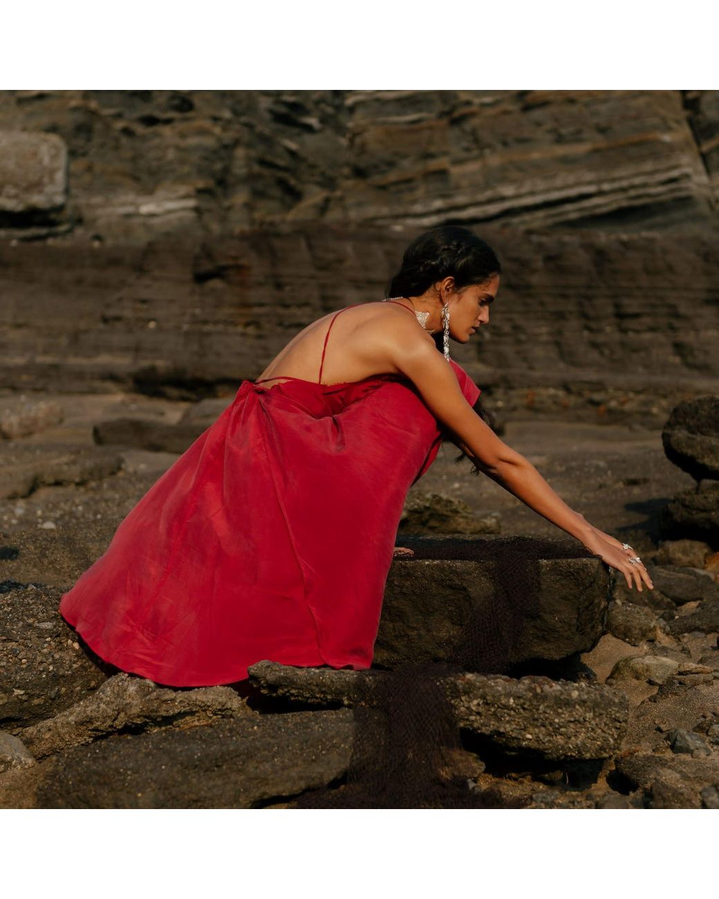 Raxada Red Xana Blood Dress
