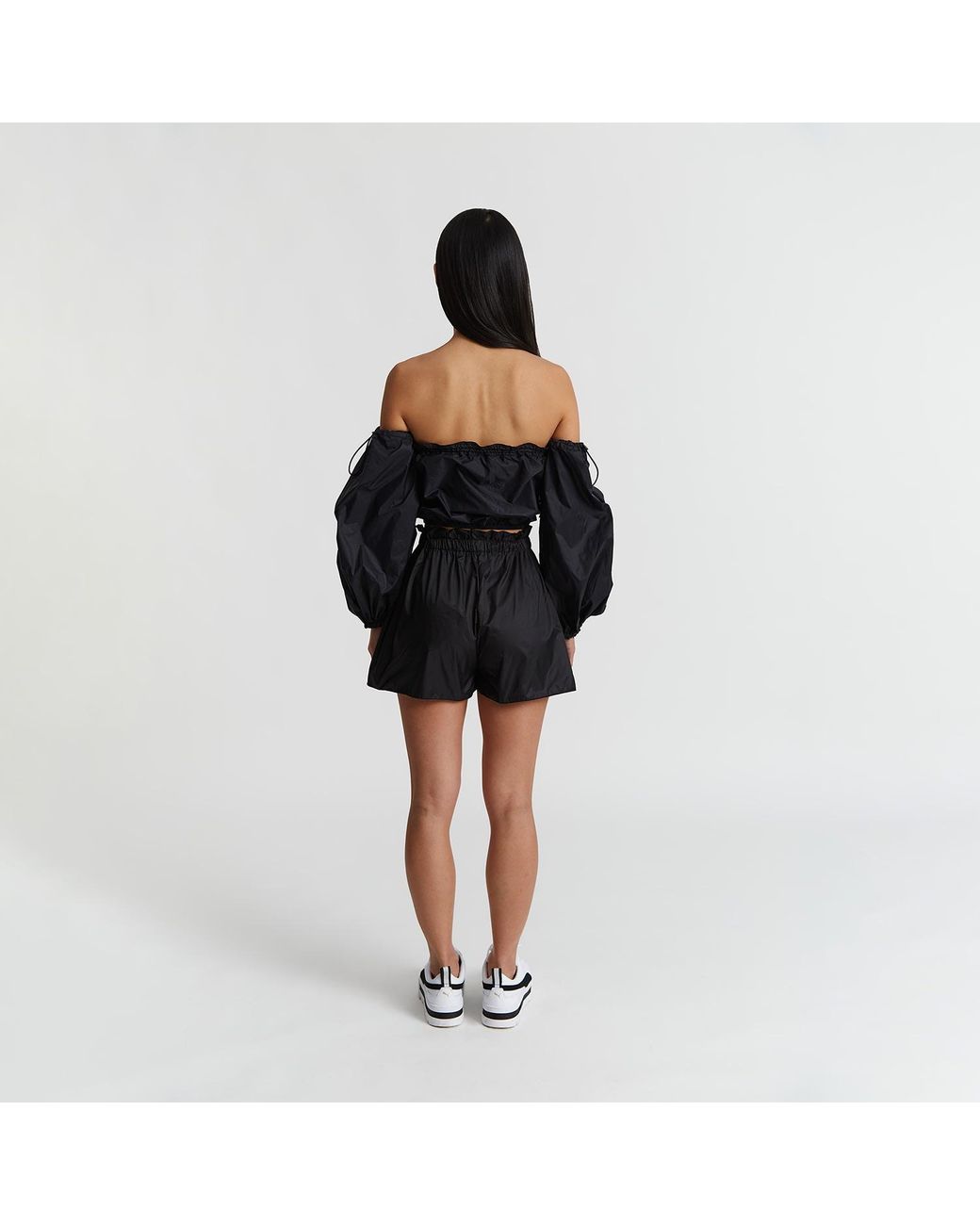 Audrey Vallens Black Spades Athleisure Top