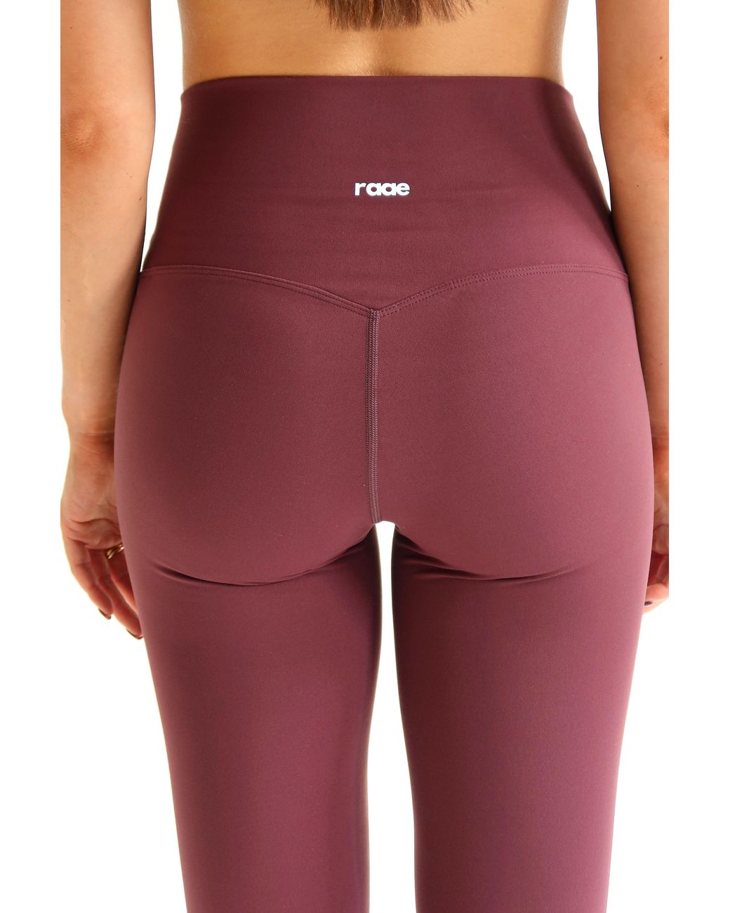 Raae Uk Red Burgundy Sculpt Leggings