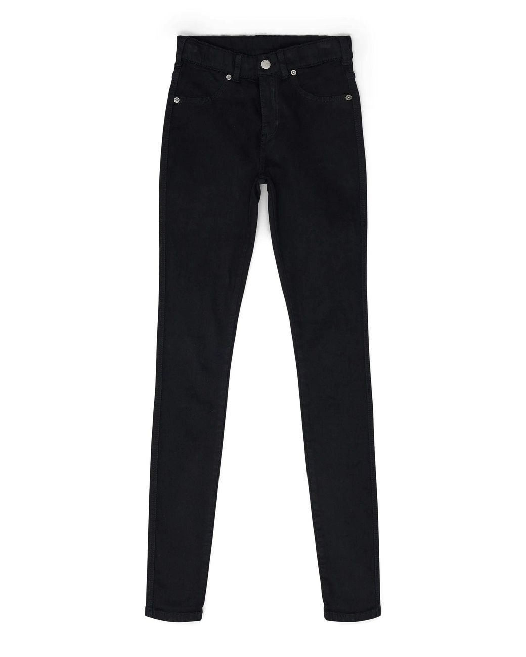 Dr. Denim Black Plenty Mid Skinny