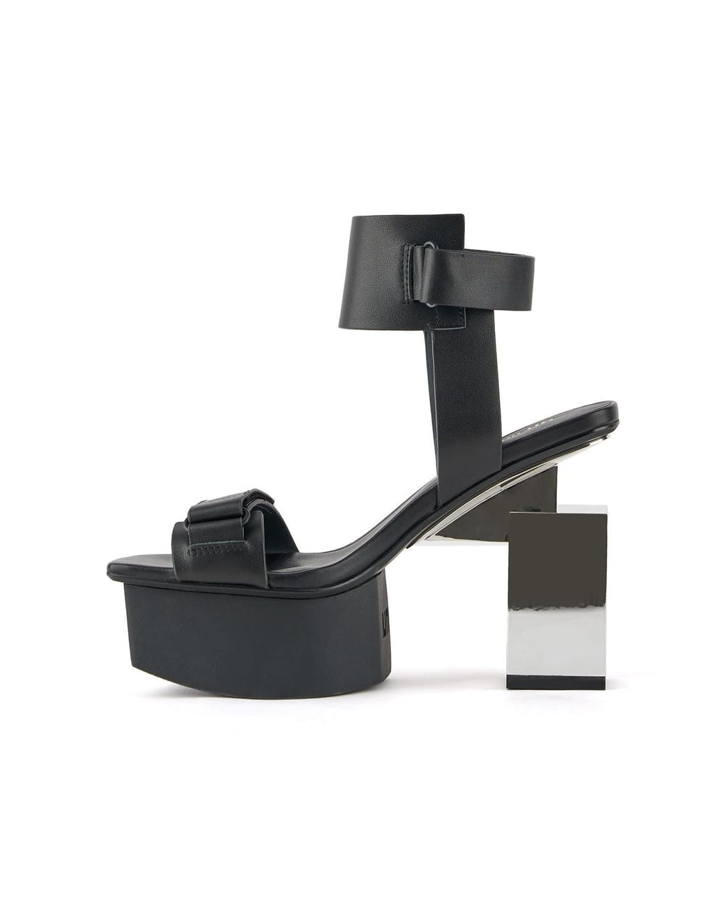 United Nude Black Cubist Sandal