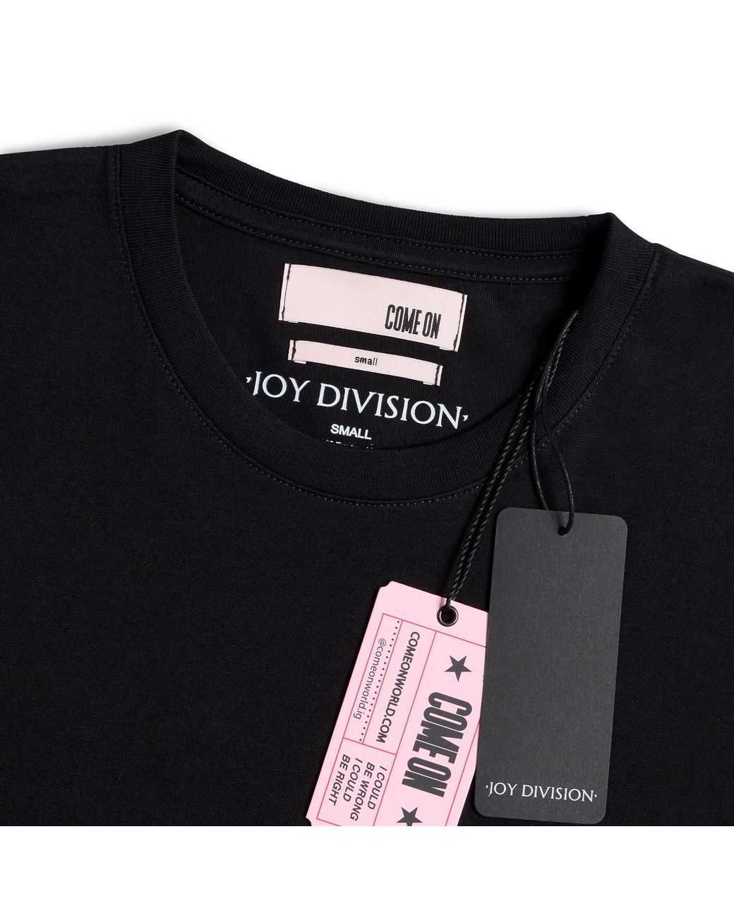 Come on Black Joy Division Love Will Tear Us Apart T-Shirt for men