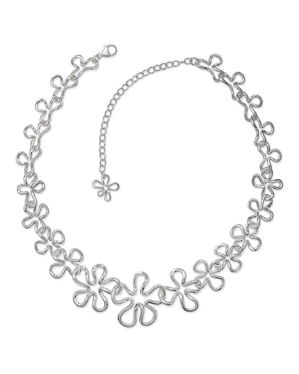 Lucy Quartermaine Metallic Open Splash Necklace