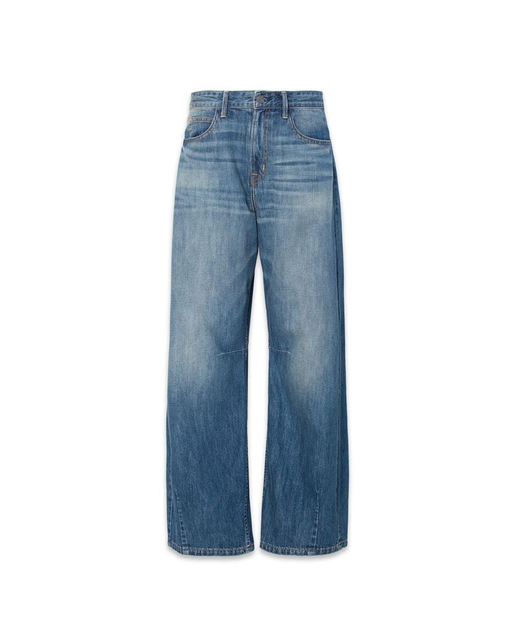 NOEND Blue Kallie Relaxed Curve Jean