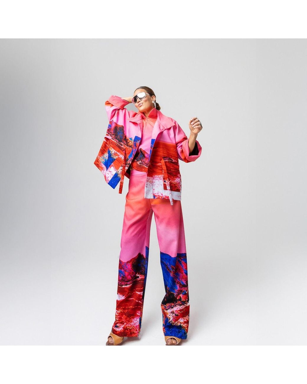 Maxjenny Red Square Boxy Jacket