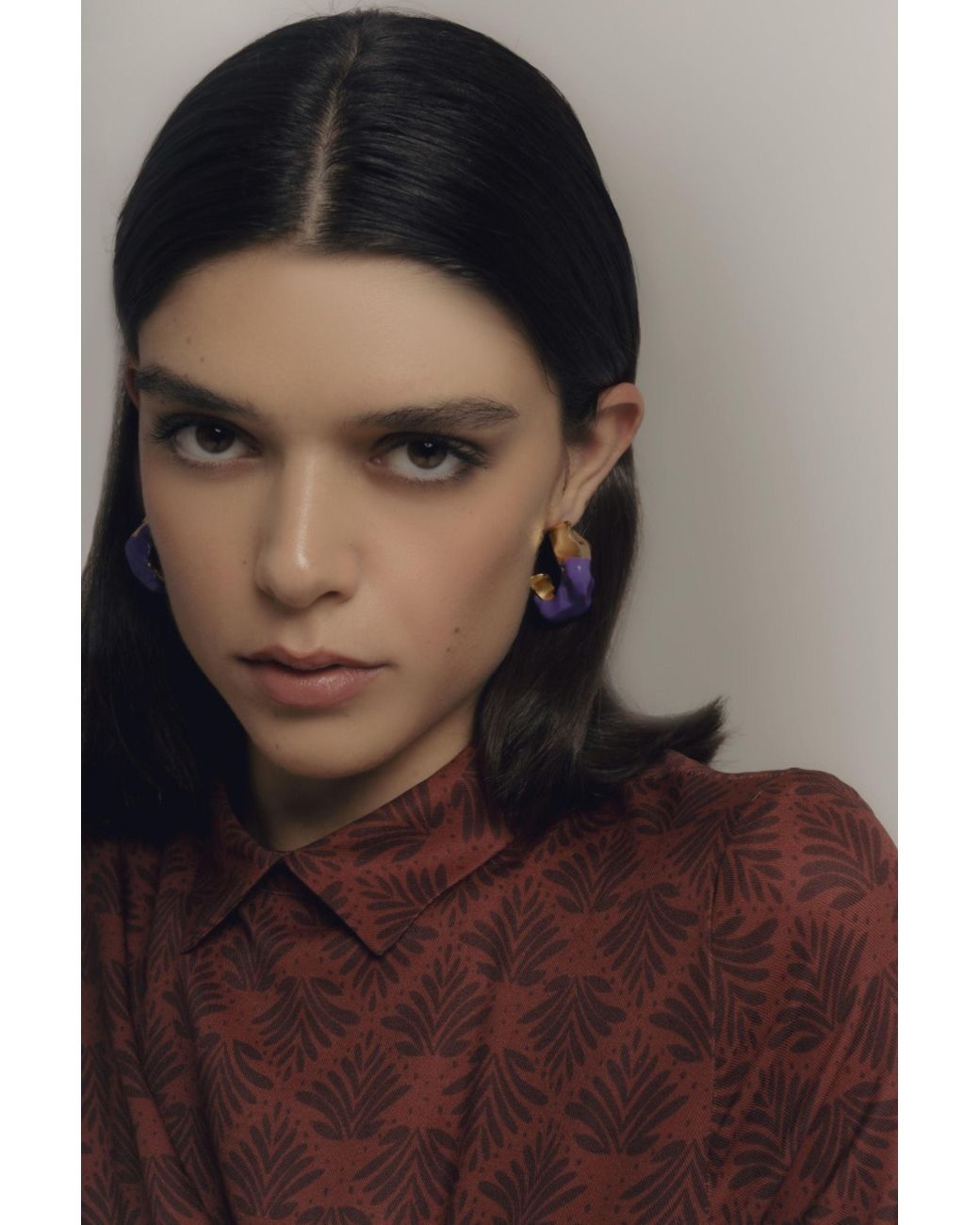 Lavani Jewels White Terrae Hoops