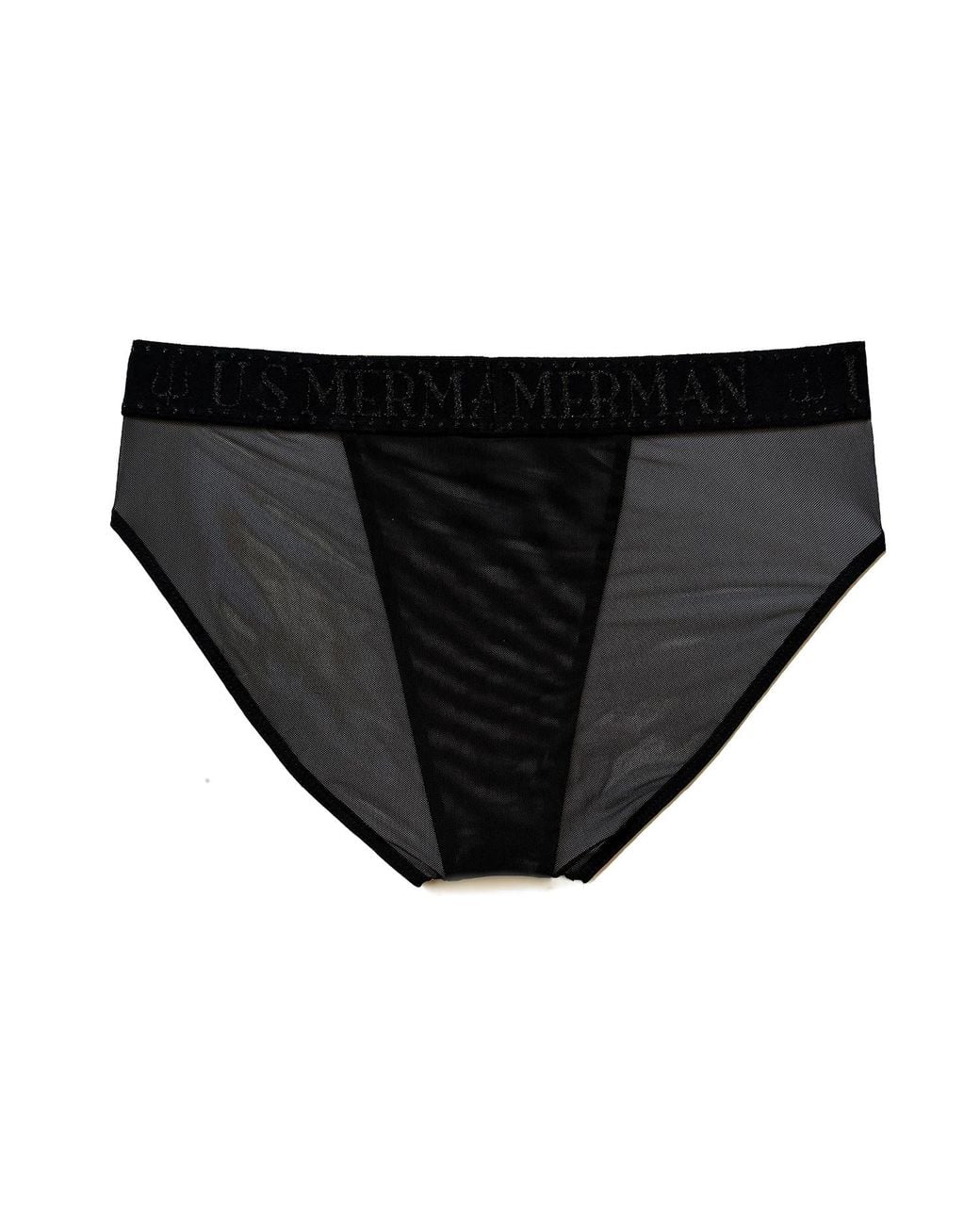 Us Merman Black Trident Underwear for men
