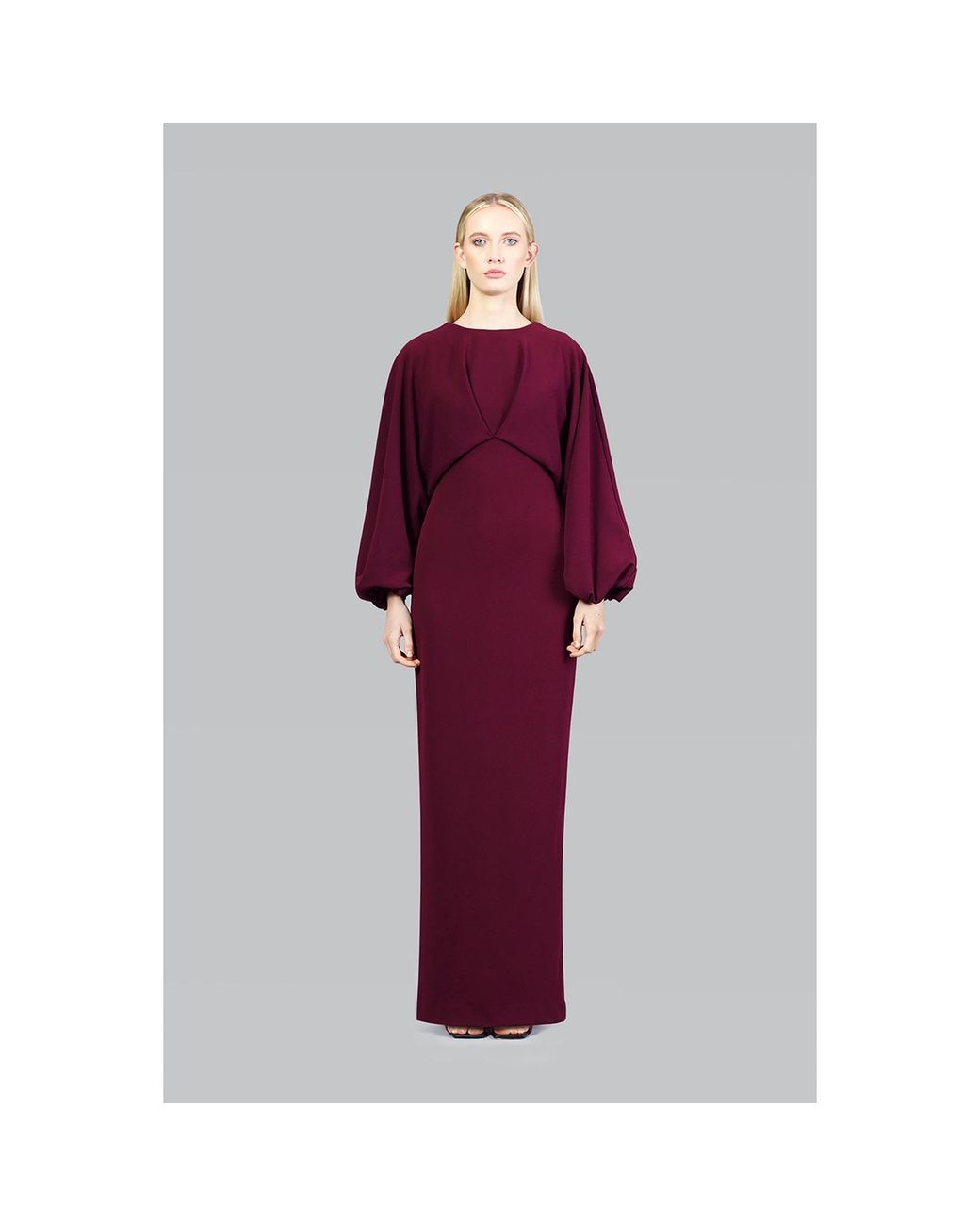Meem Label Red Taylor Plum Maxi