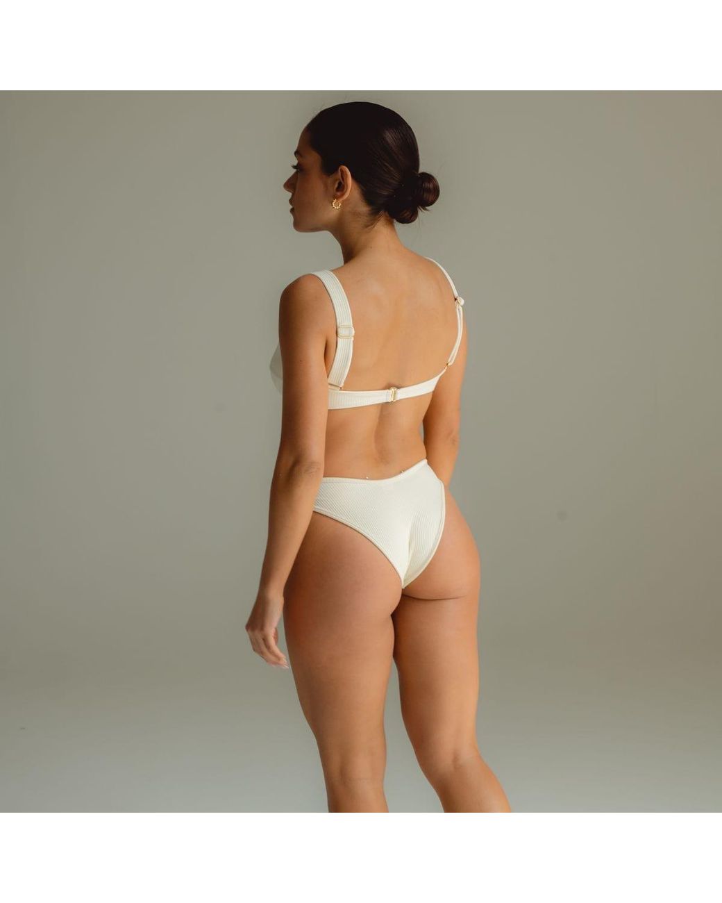 Montce Natural Cream Rib Lulu Bikini Bottom