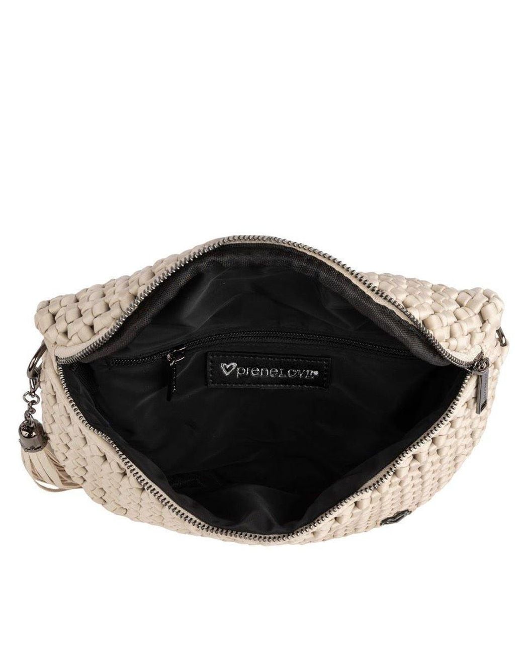 Prenelove Metallic New: Lambton Woven Hand Knotted Crossbody Bag