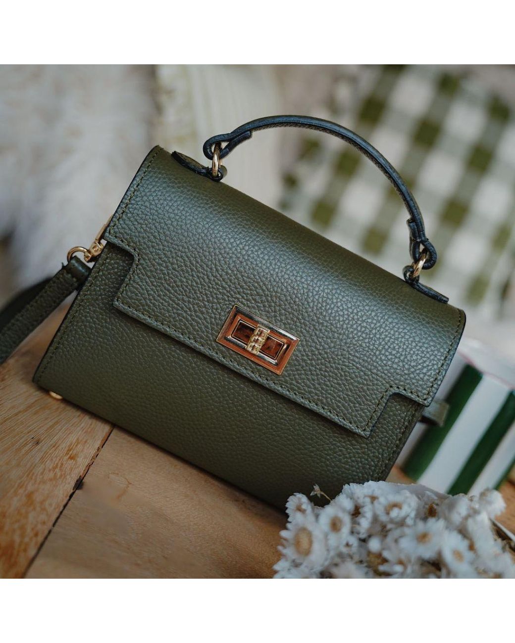 Betsy & Floss Natural Neutrals Forli Top Handle Handbag