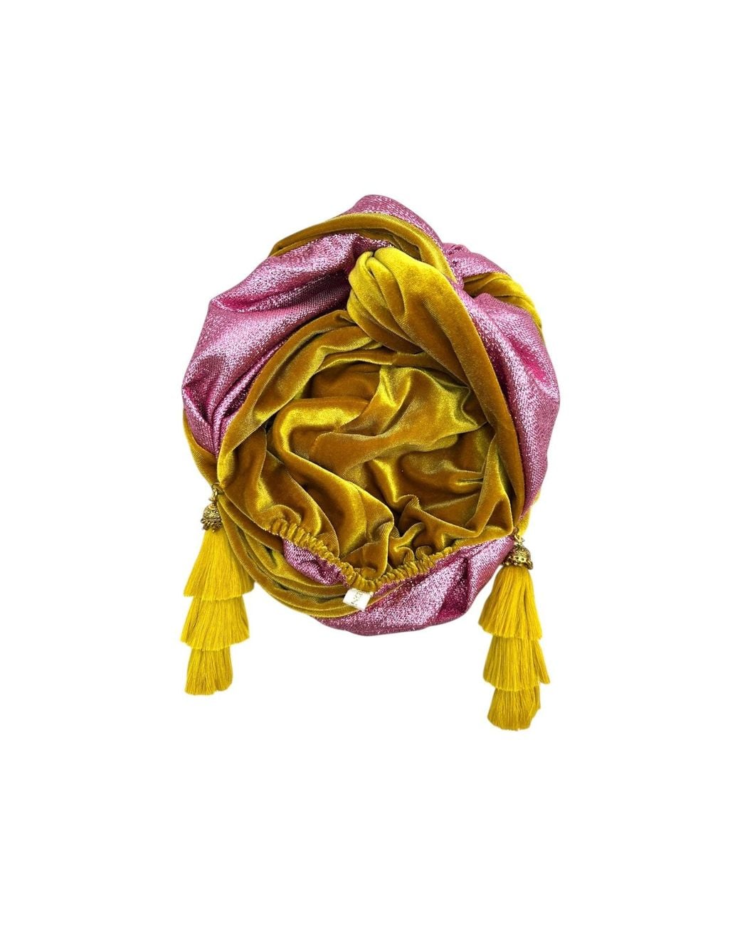 Julia Clancey Yellow Snazzy Golden Fizz Swinglette Turban