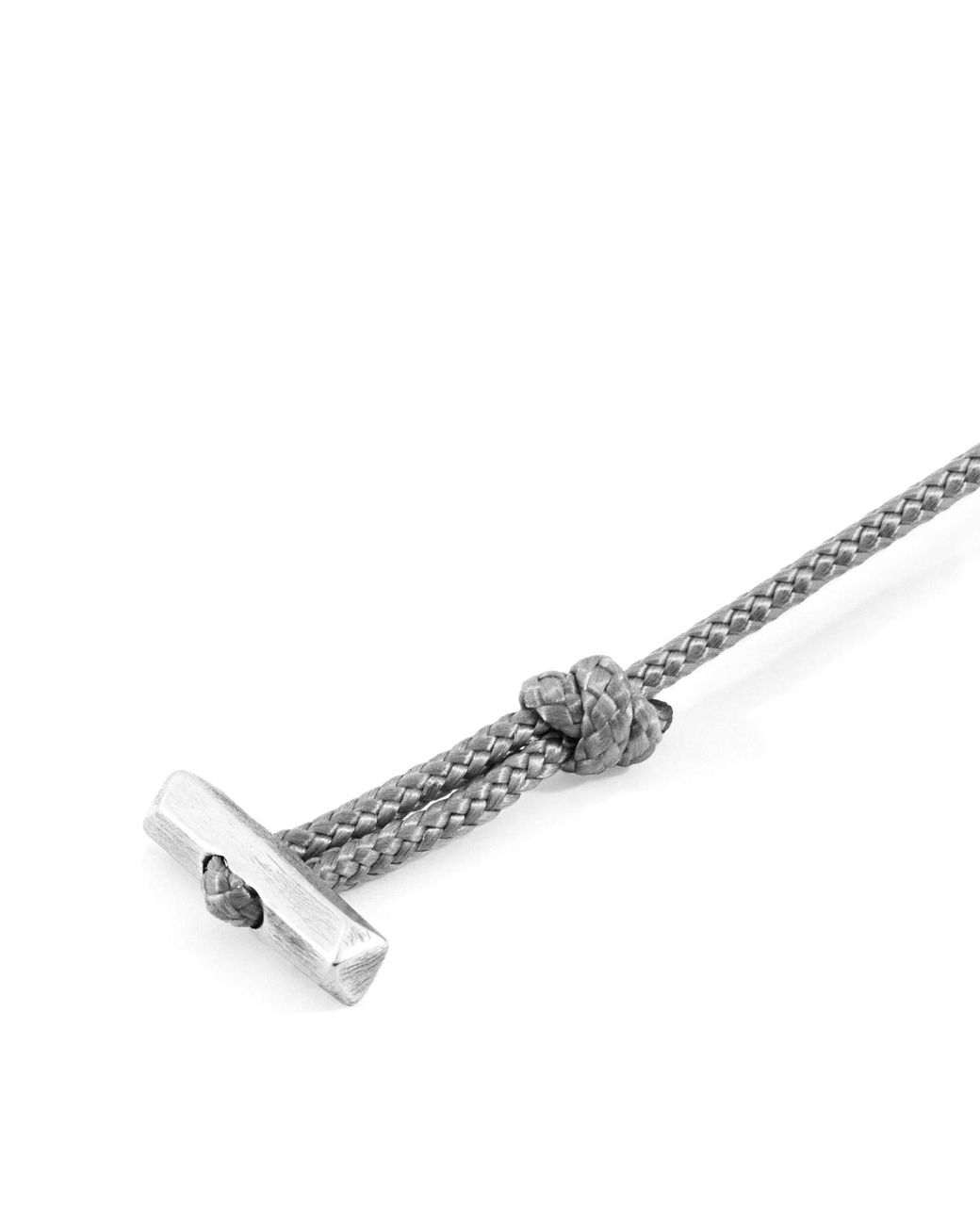 Anchor and Crew Metallic Classic Oxford & Rope Bracelet for men