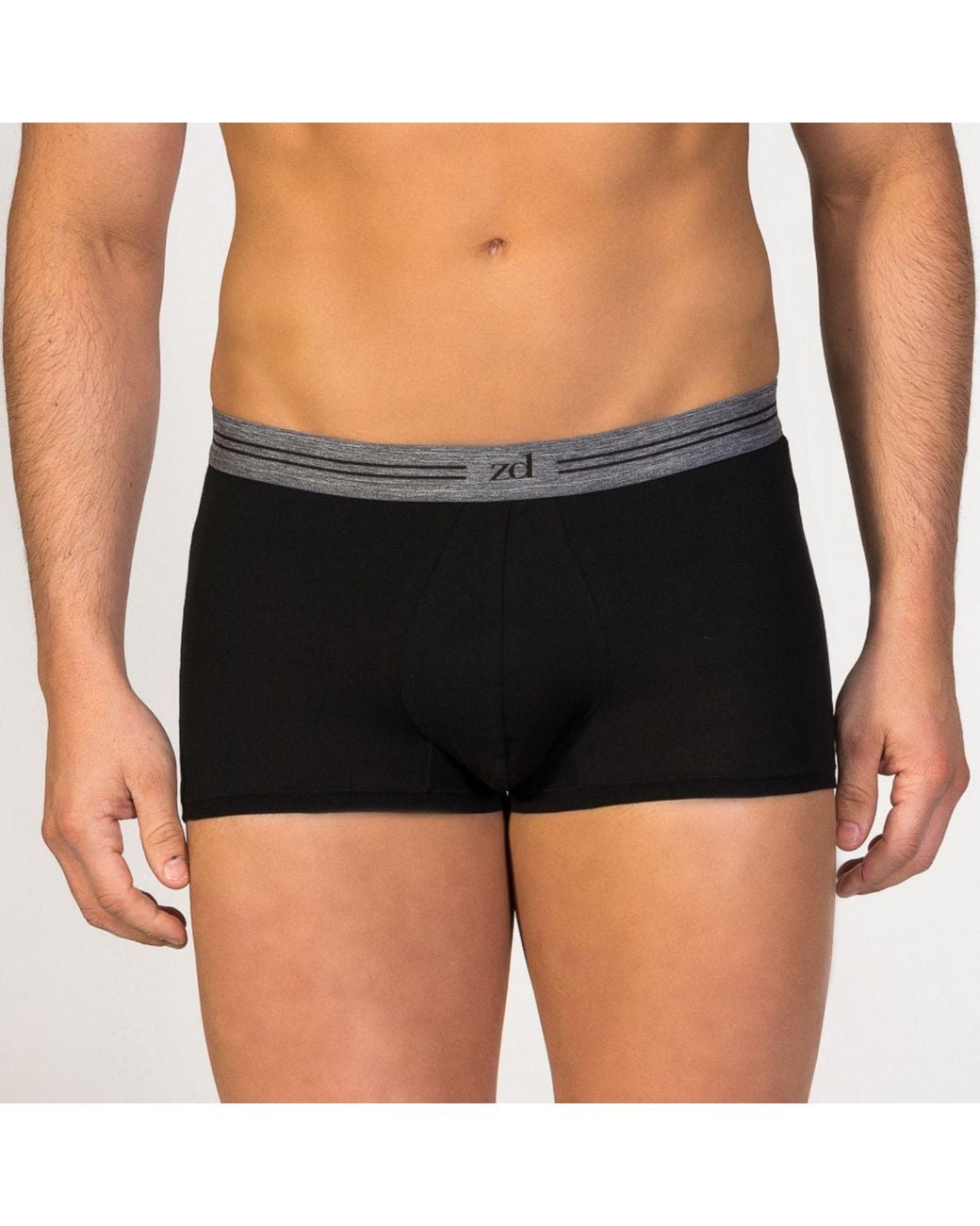 Zd - Zero Defects Blue Atenas Trunk Boxer Egyptian Cotton for men