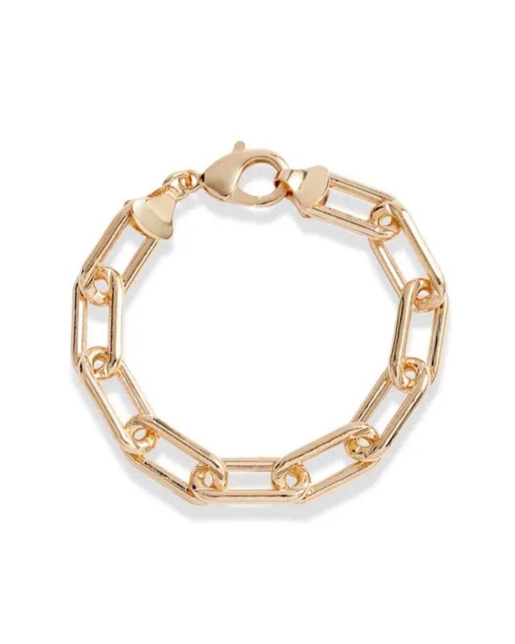 SHYMI Metallic 15mm Paper Clip Bracelet