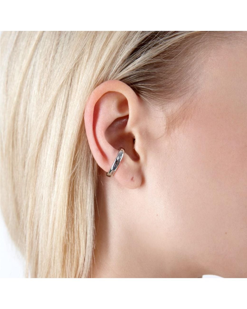Lucy Quartermaine Metallic Large Plain Ear Cuff