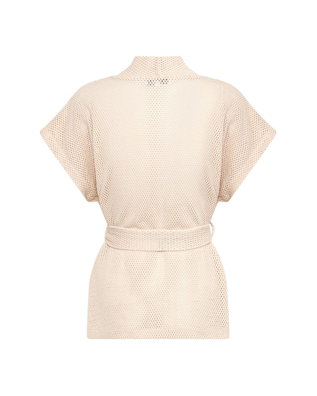 ARMS OF EVE White Neutrals Sardinia Wrap Top