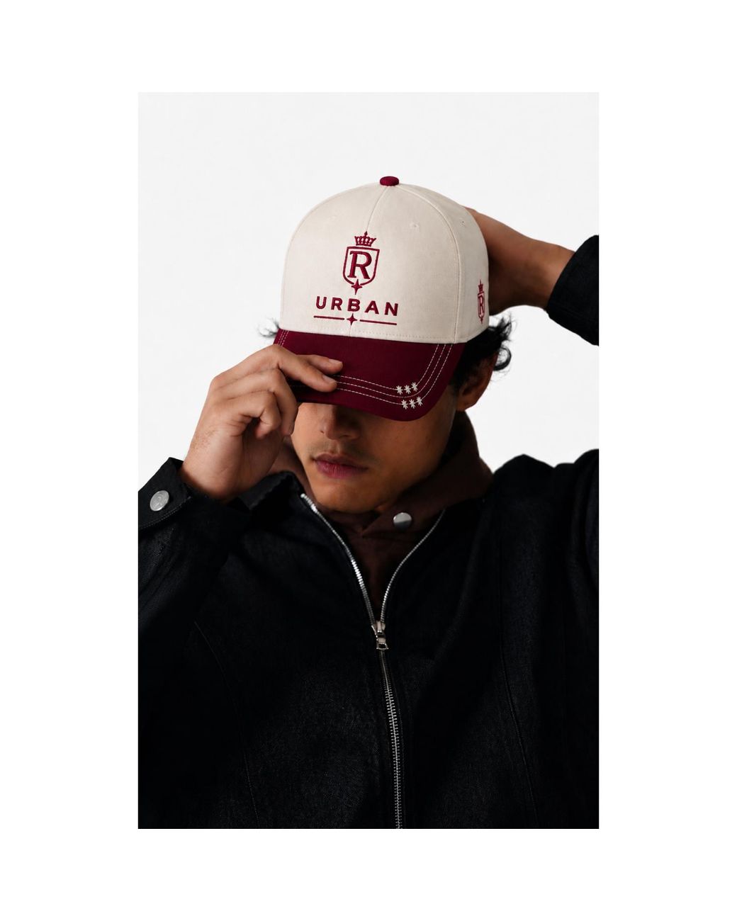 Chic Urban Red Urban Heritage Baseball Cap for men