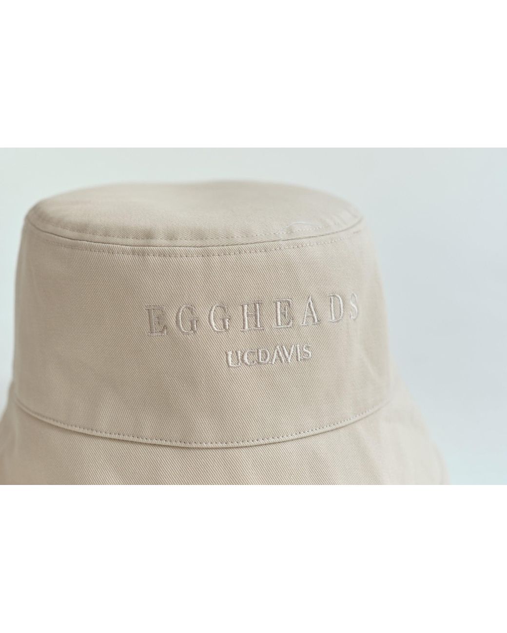 Lost Pattern Natural Neutrals Eggheads Cotton Reversible Bucket Hat
