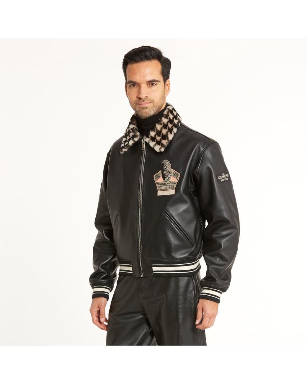 Von Der Sebastian Black Olimpio Jacket for men