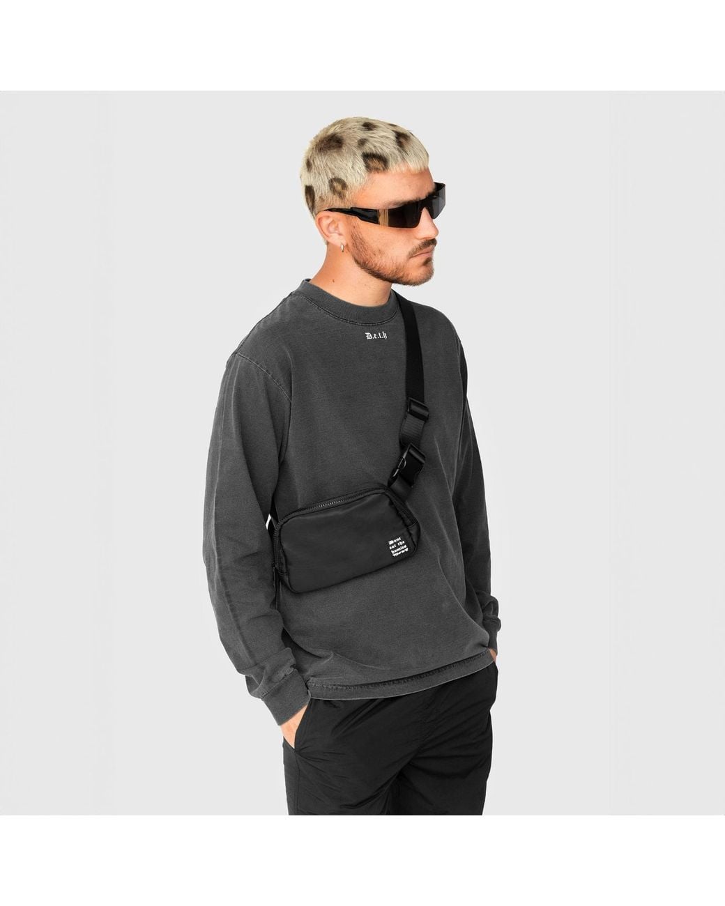 Dont Eat the Homies Gray Deth Long Sleeve for men