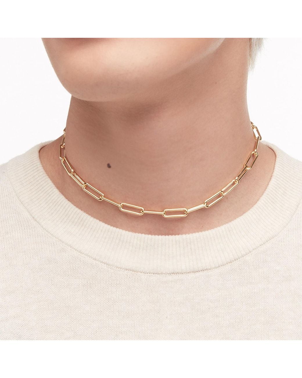 Onia Metallic Maxi Clip Choker