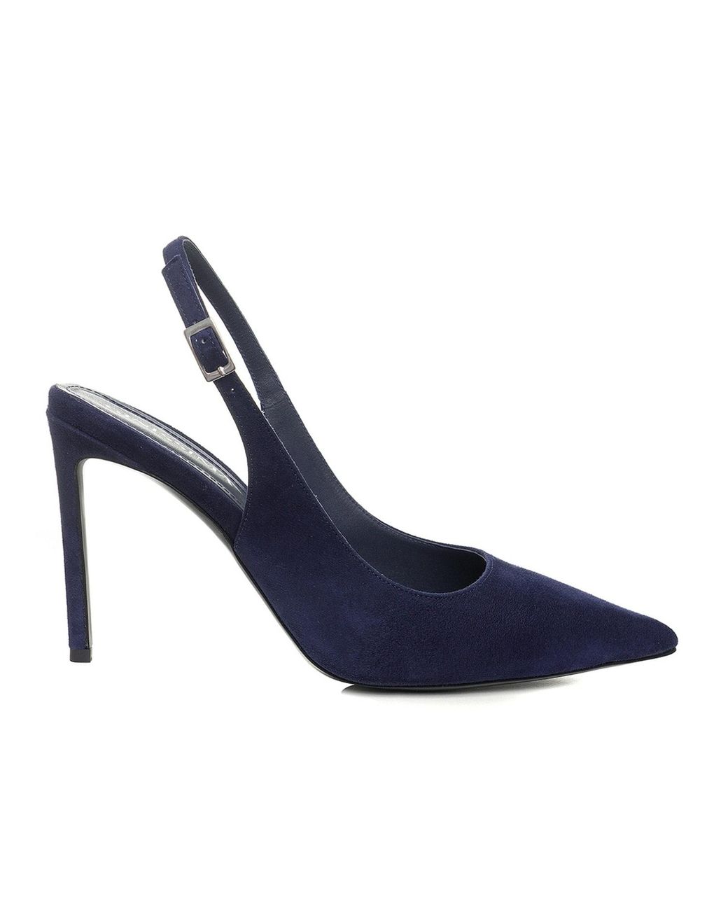 Ginissima Blue Lavinia Dark Slingbacks