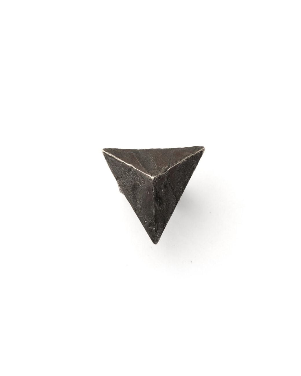 Zula Jewelry + Design Gray Triangle Pyramid Ring Small, Ancient Future Collection