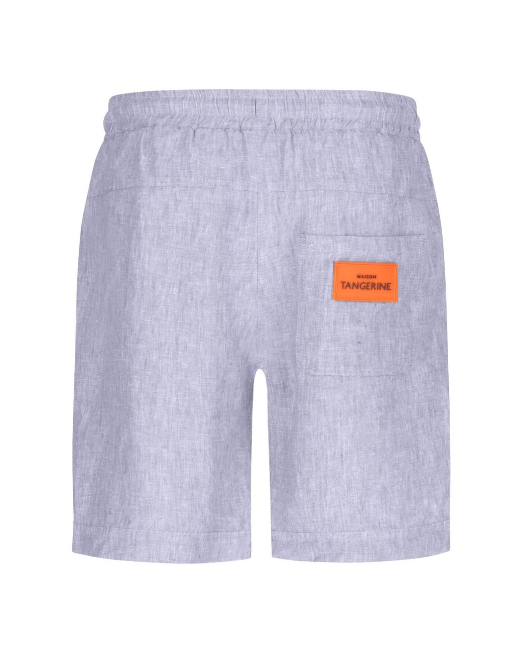 Maison Tangerine Blue Linen Shorts For for men