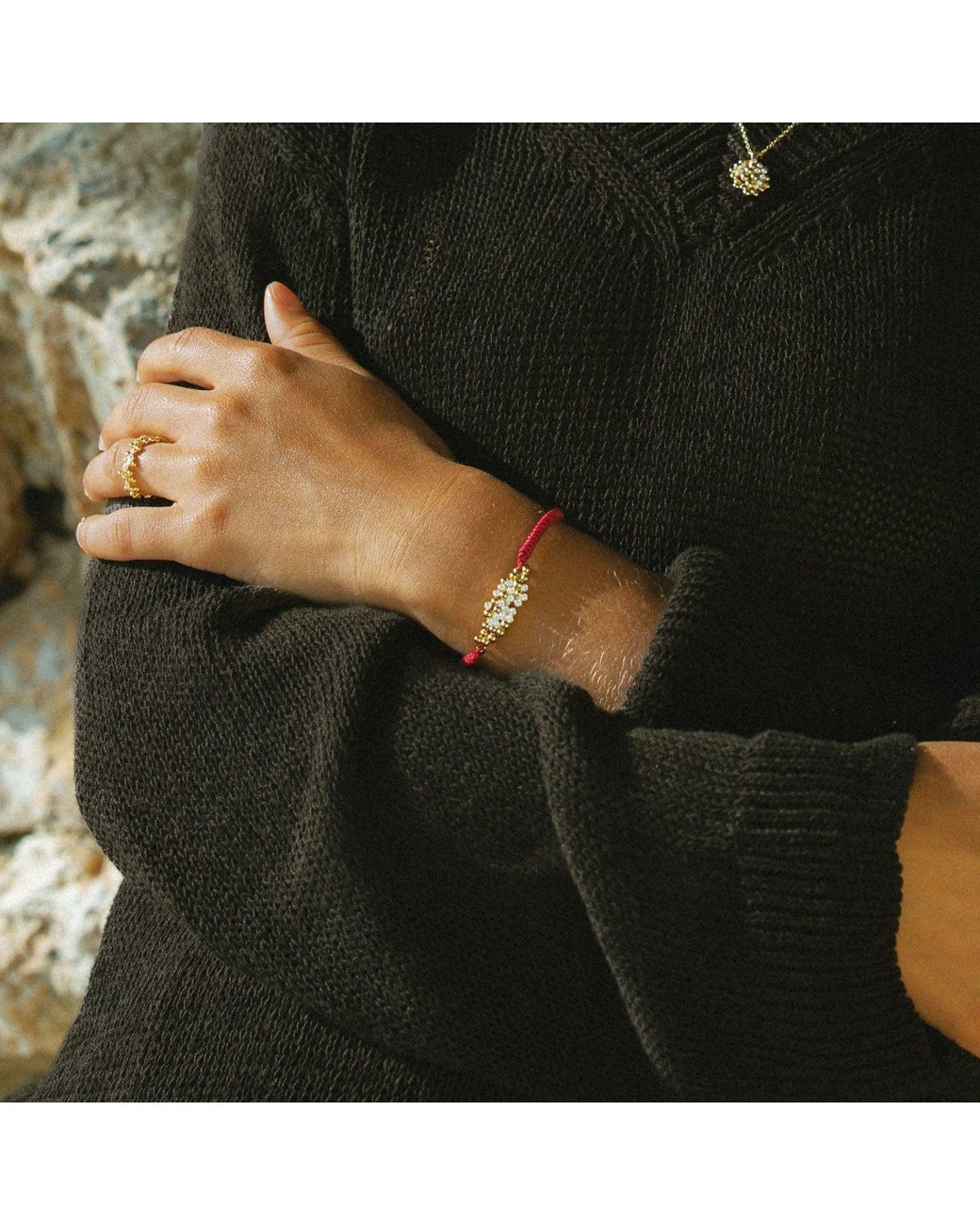 Martina Rozenberg Smira Jewelry Brown Whirl Bracelet