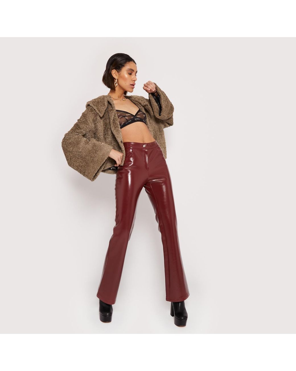 Sarah Regensburger Brown Bamboo Jacket