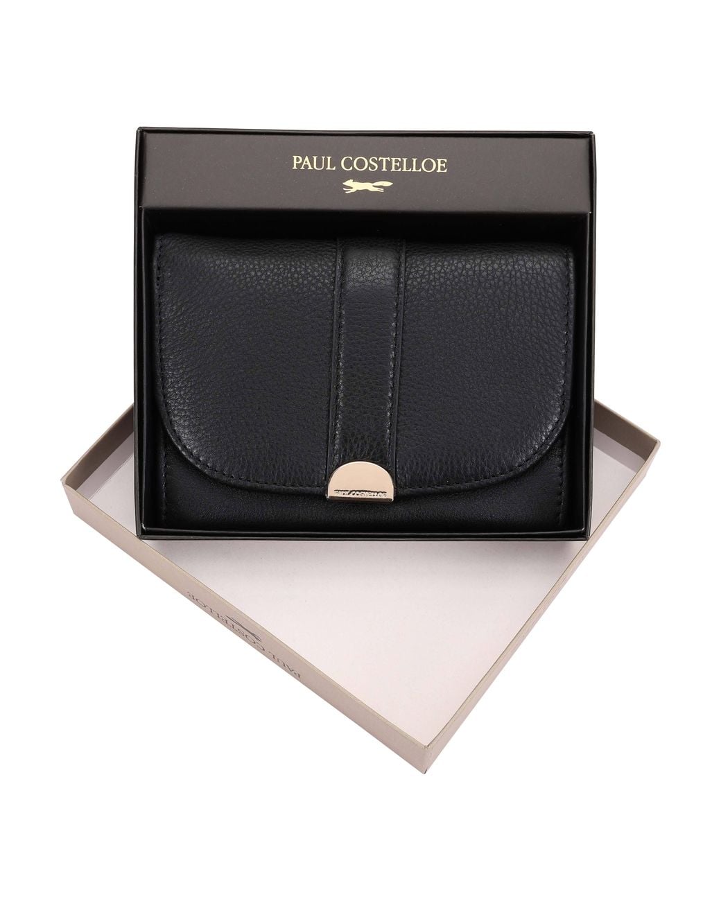 Paul Costelloe Black Kate Leather Purse