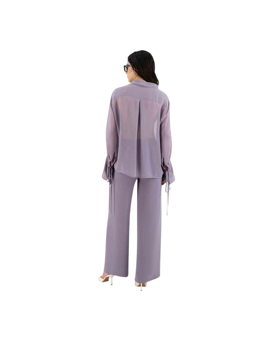 Sun Culture Purple Kay Trousers